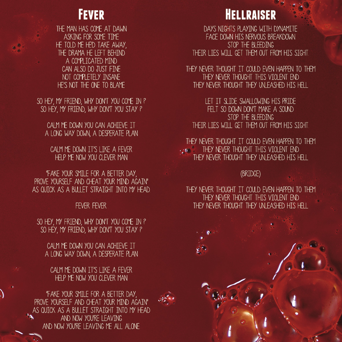 Libreto de lyrics Bloody Monkey 03