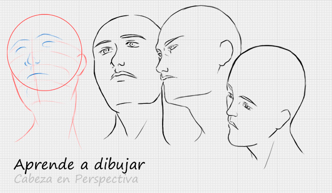 Dibujar cabeza en perspectiva